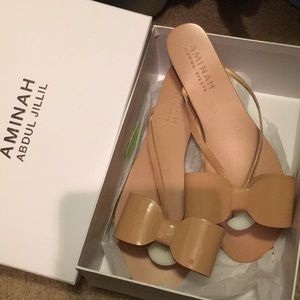 Brand new Aminah Jillil Sandals